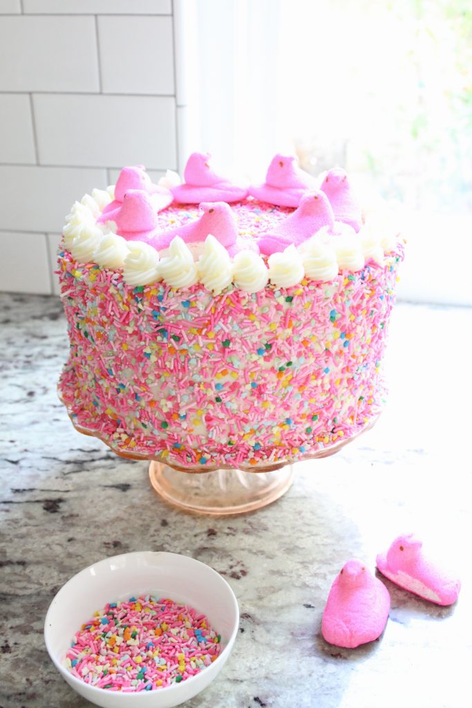 Peeps_Sprinkle_Cake