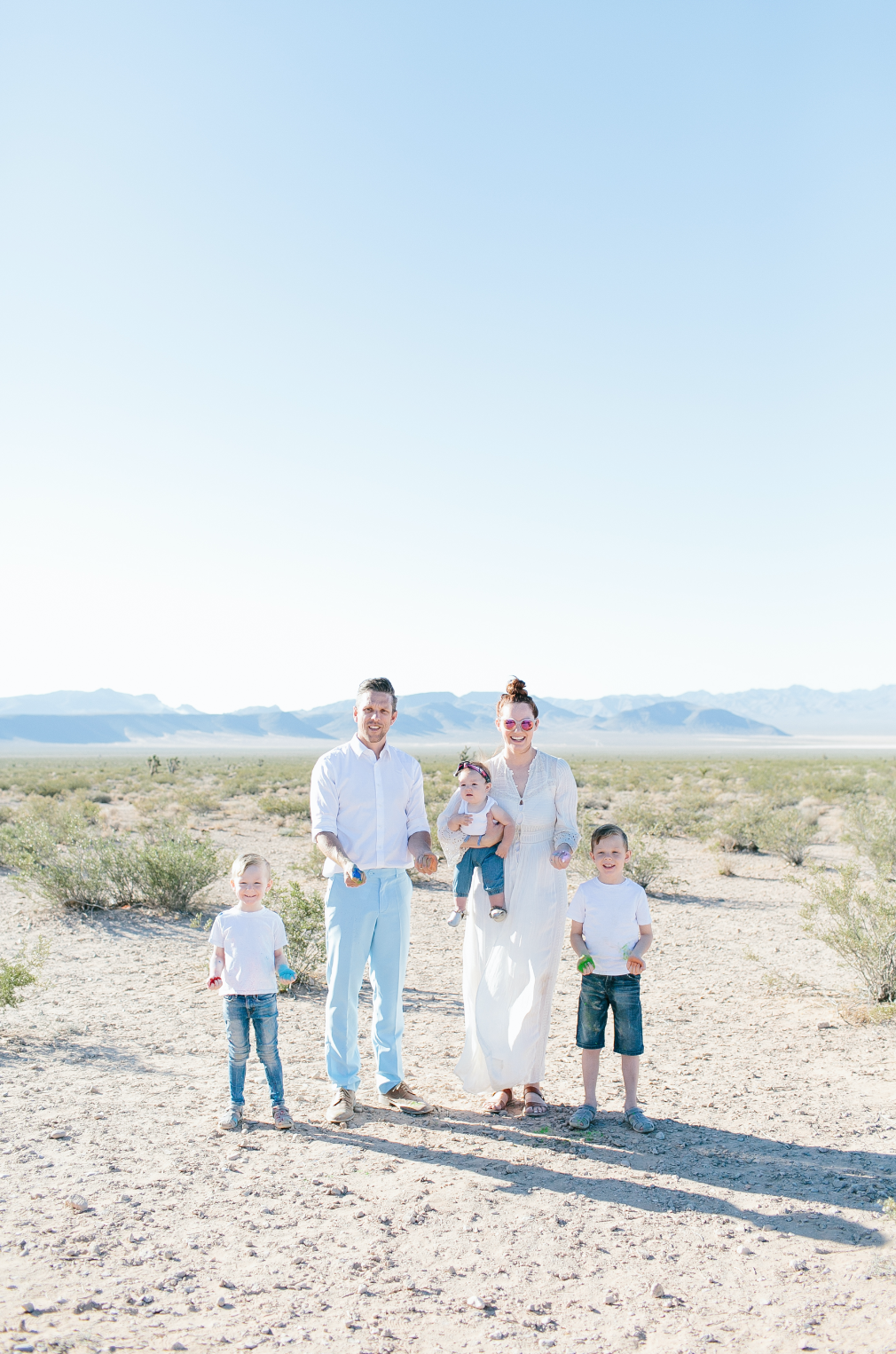 in the desert